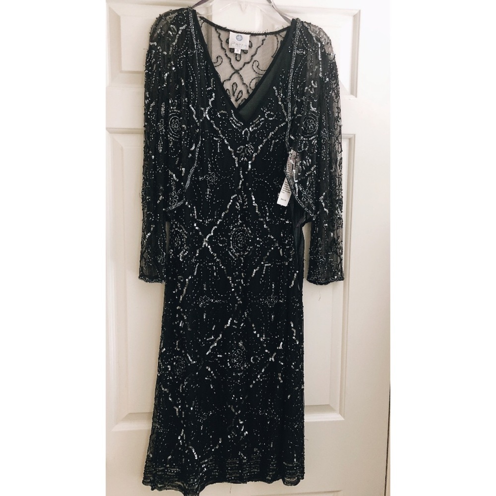 beautiful beaded Midi dress with matching top